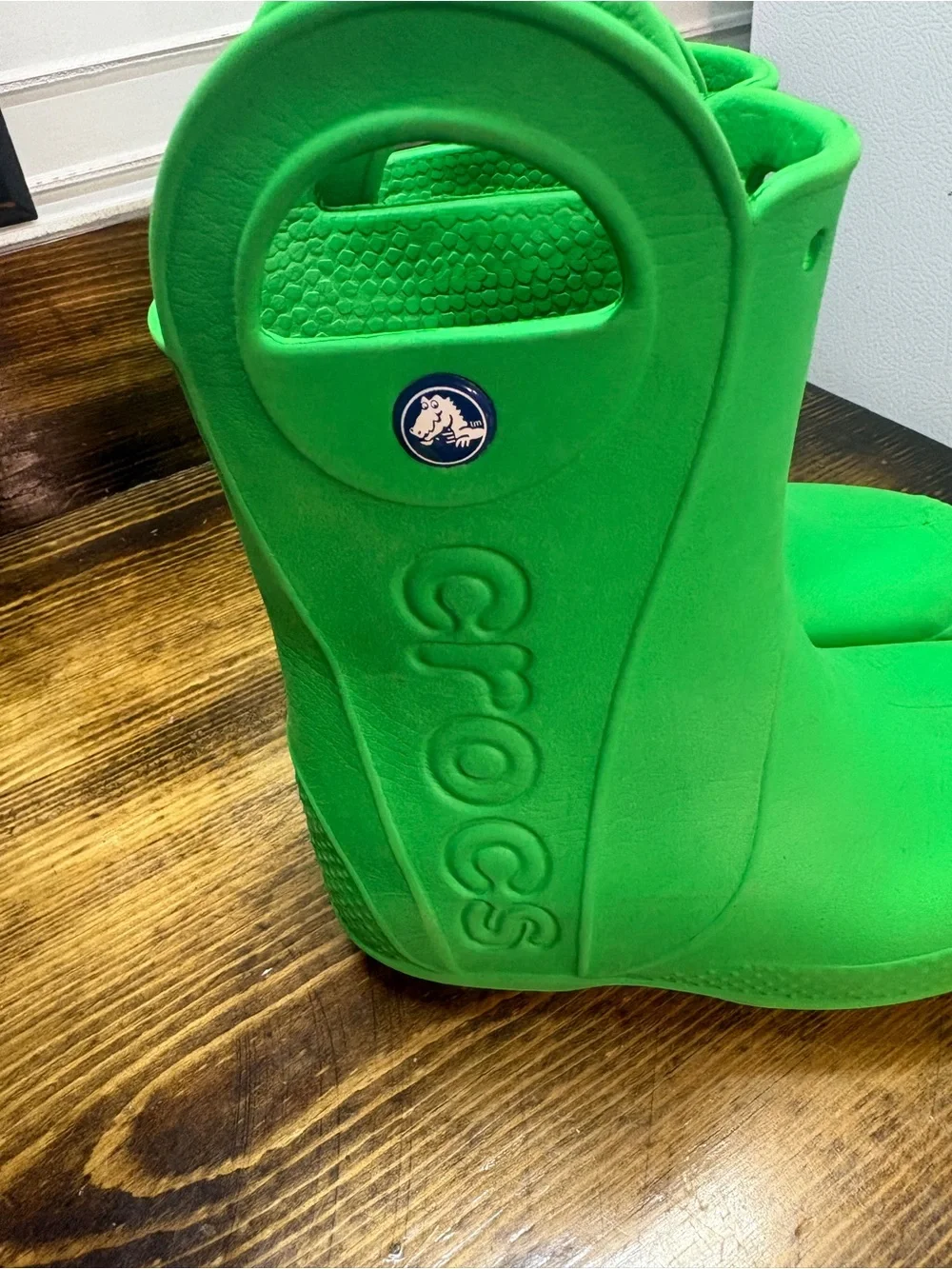 Crocs Green Rain Boots Size c10
